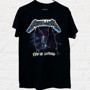 Metallic Ride the Lighting T-Shirt Men’s‎ Sz Medium